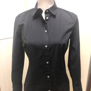 J. Crew Black Button Up